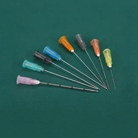 30pcs fine micro cannula disposable spinal needle 18g 21g 22g 23g 25g 27g 30g plain ends notched blunt tip syringe needles