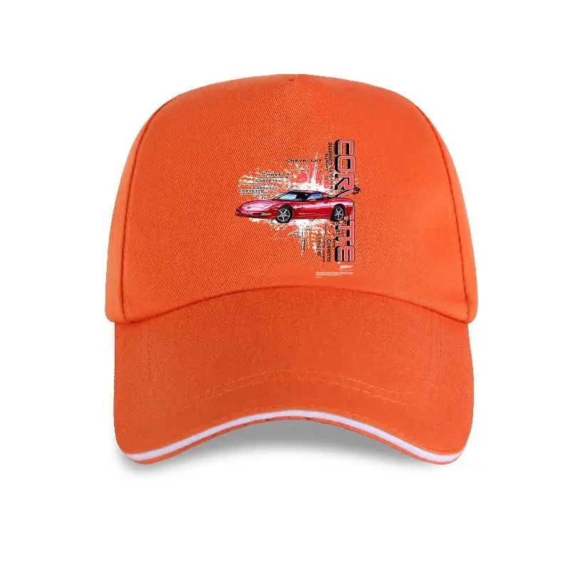 หมวกแฟชั่นเบสบอลหมวก Mens Corvette - Burst - C4 Corvette พิมพ์ผู้ชาย