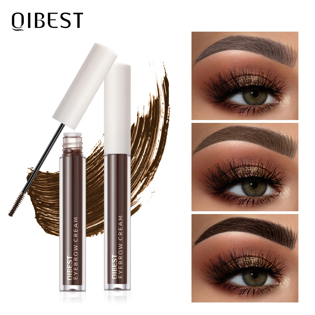 

QIBEST Eyebrow Mascara Sculpt Brow Gel Natural Waterproof Smudge Proof 5 Colors Lift Tint For Eyebrows Women's Cosmetics Tools