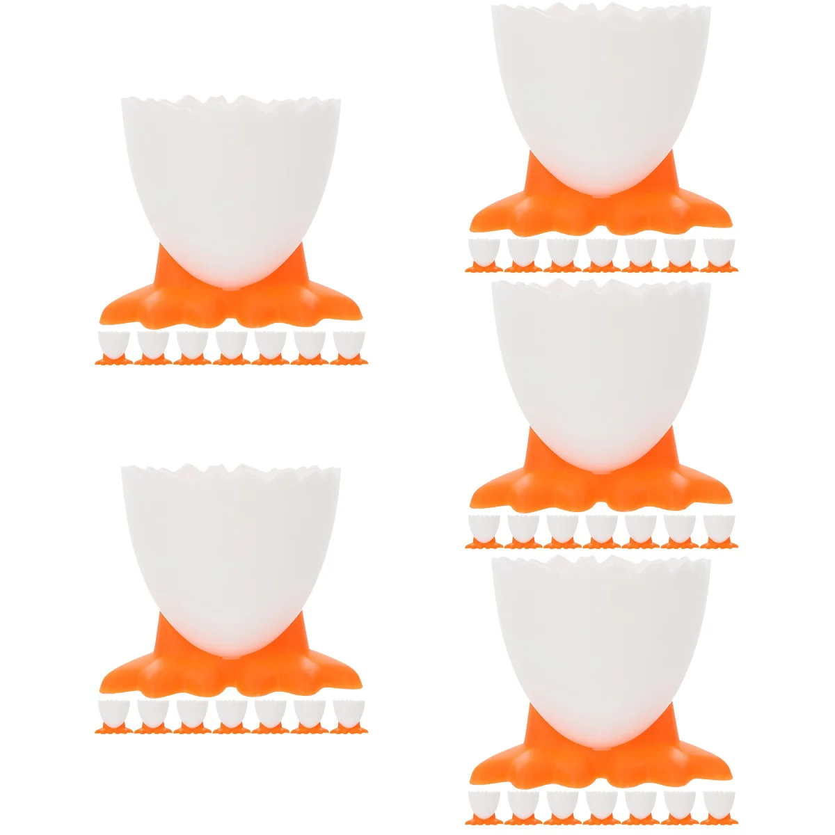 

Egg Cup Boiled Holder Cups Stand Easter Eggs Hard Soft Breakfast Rack Cooker Serving Holders Storage Microwave Tray Container