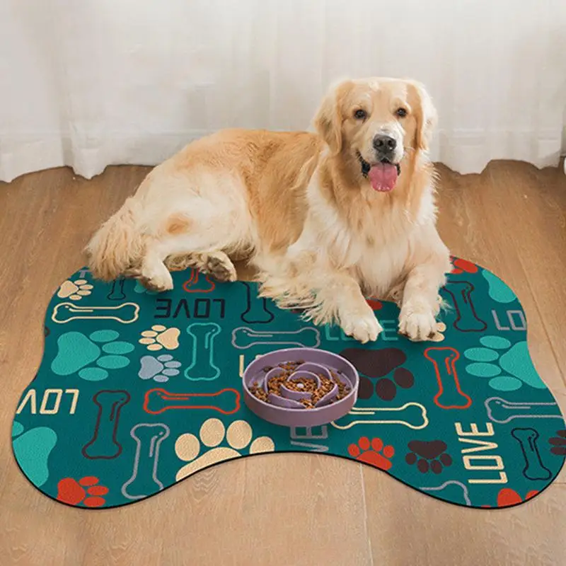 Подставка для корма домашних животных напольный коврик кормления