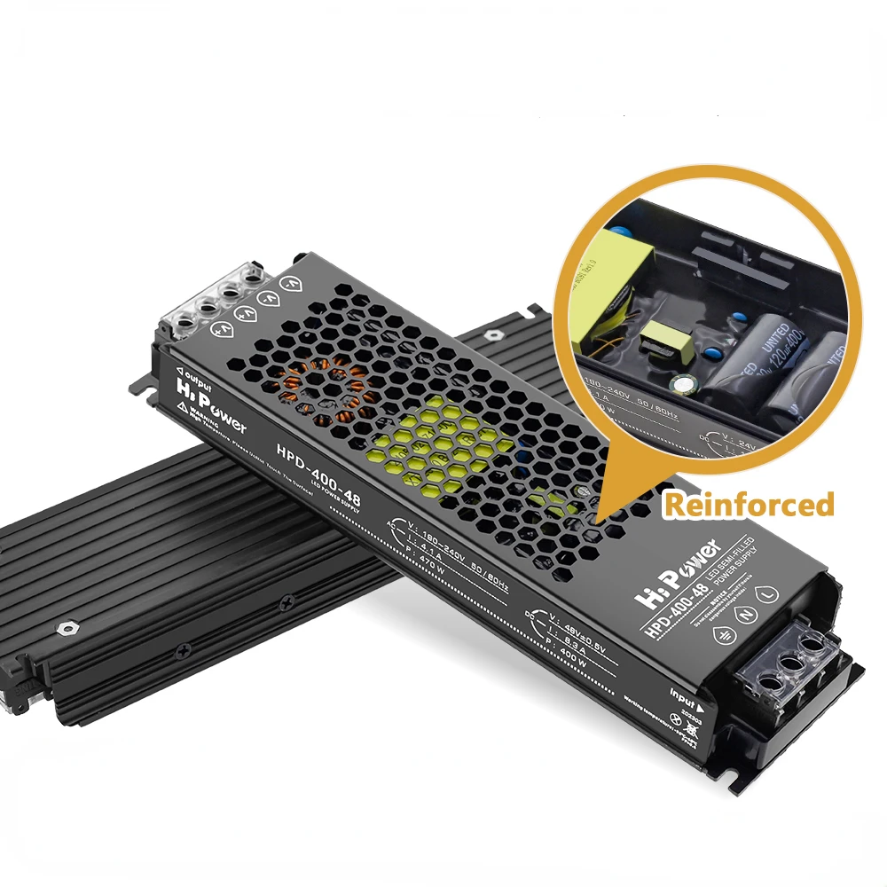 

Светодиодный источник питания постоянного тока 24 В 100 Вт 200 Вт 300 Вт 400 Вт усиленные Трансформаторы освещения для Светодиодный Driver