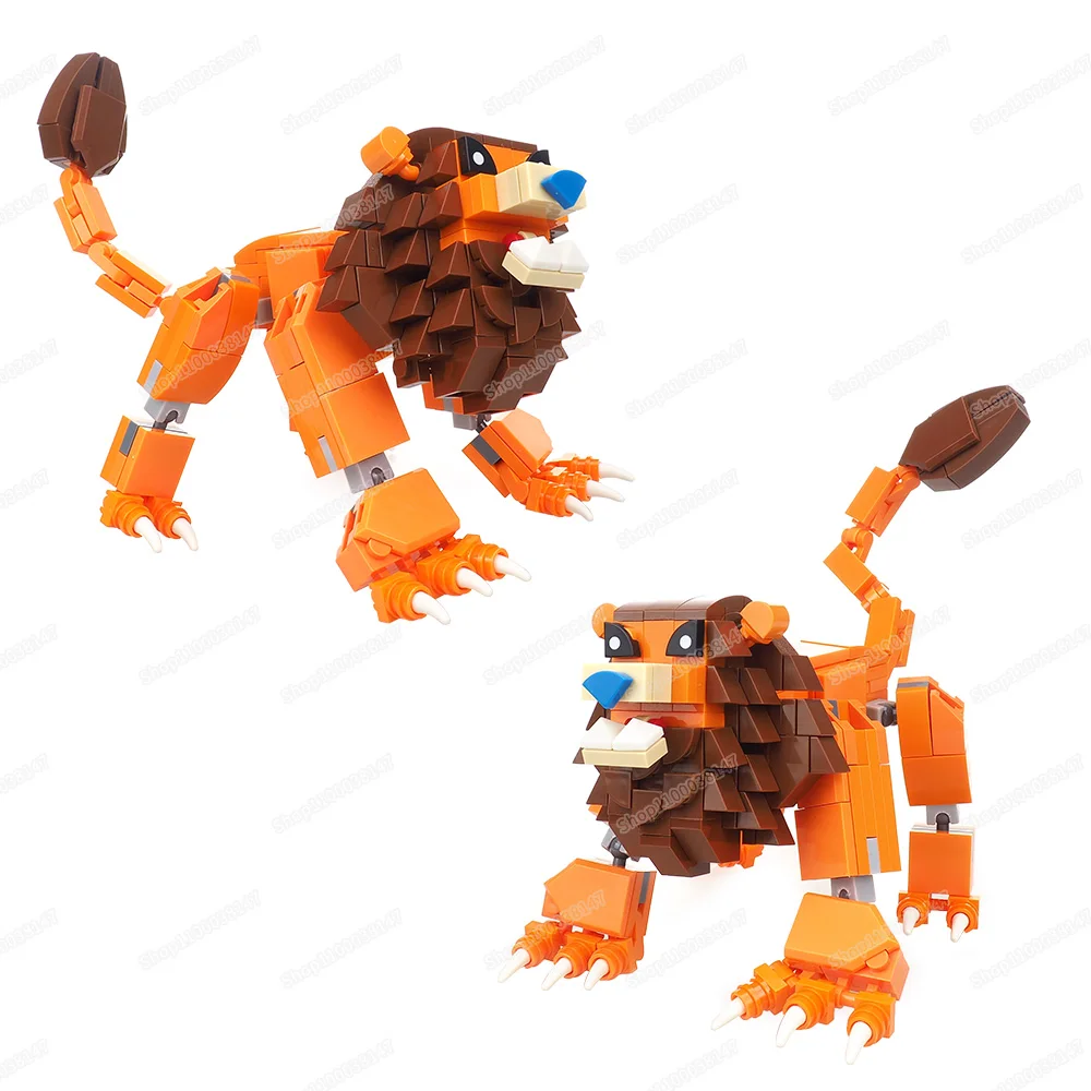 Талисман парк Индиго строительные блоки с животными фигурки эксперименты ужасы