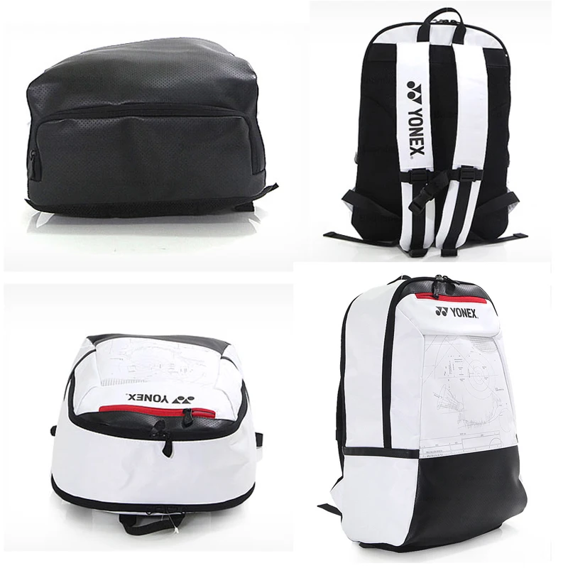 Original YONEX New Korea 2023 Spring Men Women Couple Version Drawing Color Matching Shoulder Badminton Bag 4Pcs Racket Backpack