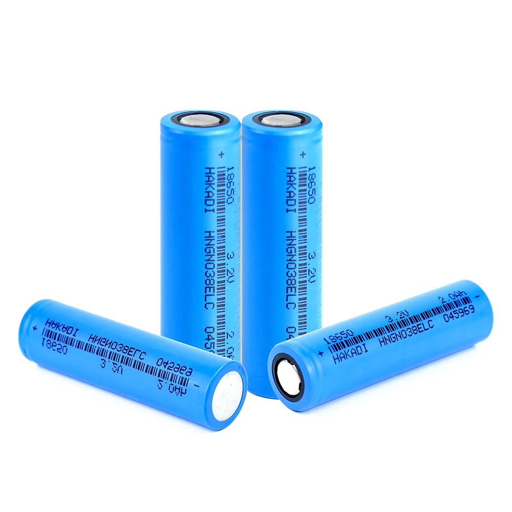 

patozm Brand New 3.2V 2000mah LiFePO4 18650 Cylindrical Battery Cell Long Cycle Life 3C-5C discharge Rate