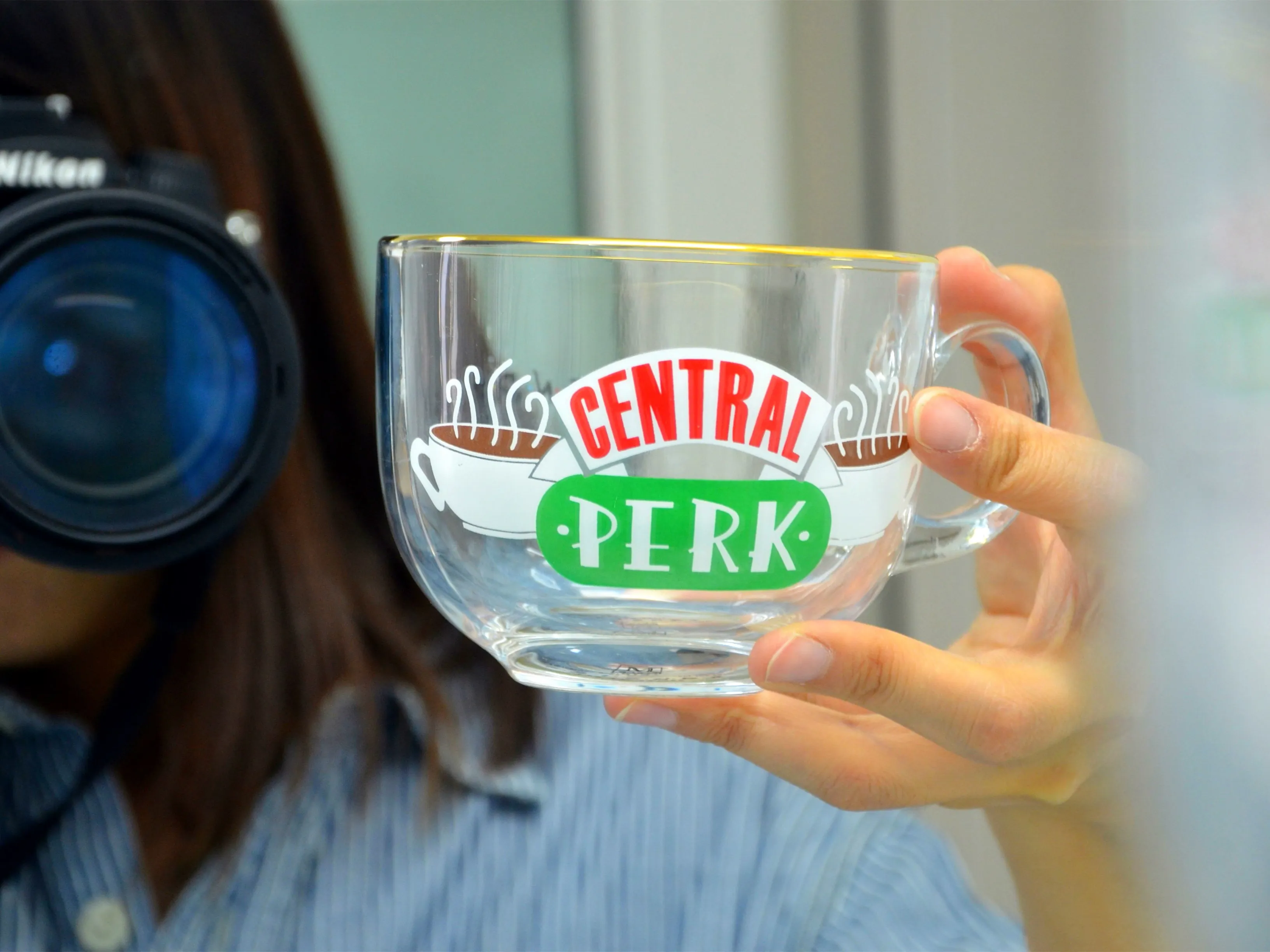 

New Friends Tv Show Central Perk Big Mug Ins Phnom Penh Glass Cup Coffee Mug Breakfast Cup Cappuccino Mug Best Gifts for Friends