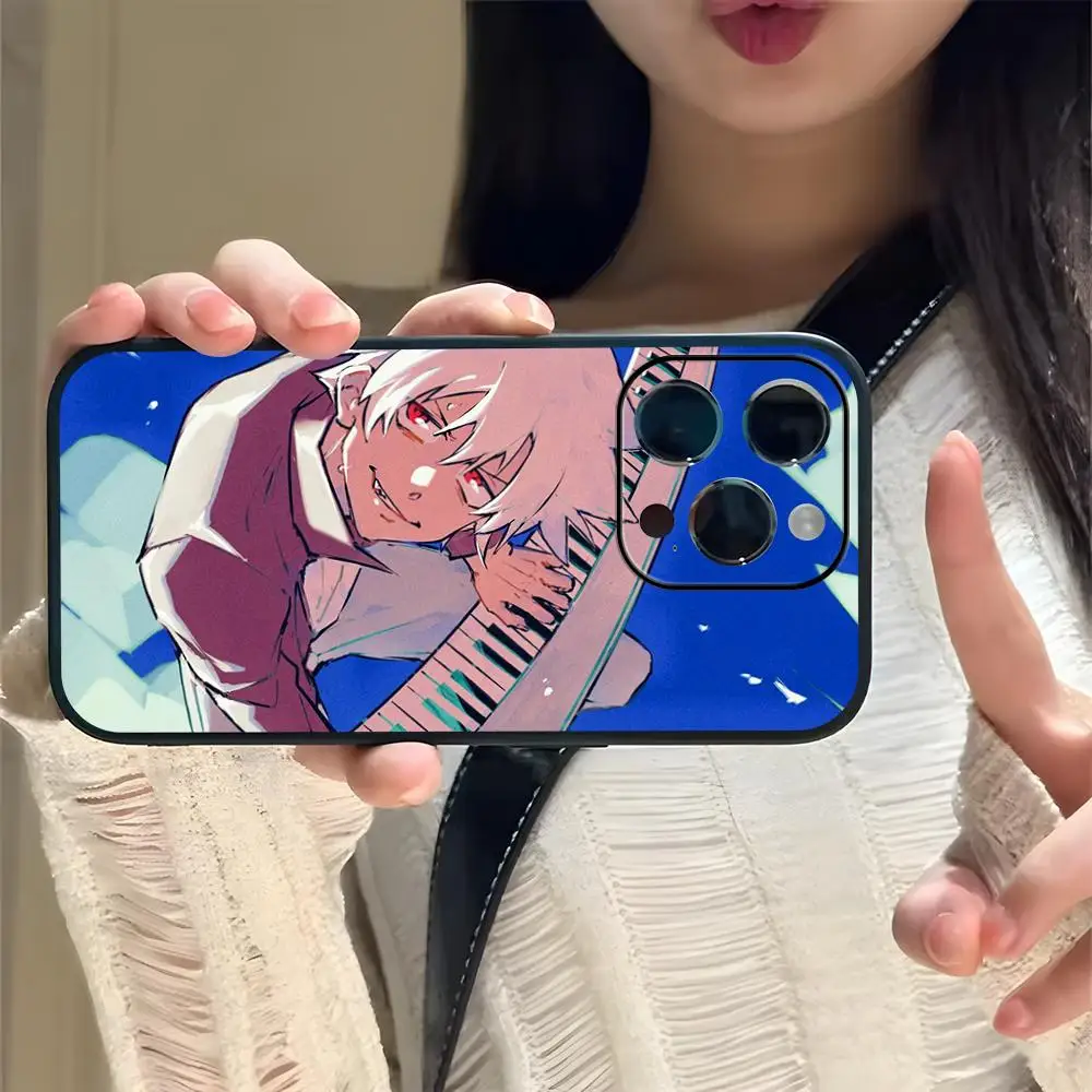 Чехол для телефона с рисунком из японского комикса Soul Eater для iPhone 17 16 15 14 13 12 Plus Mini Pro Max, мягкий, черный, противоударный (art.: 3920db3fcb592) - 3920db3fcb592