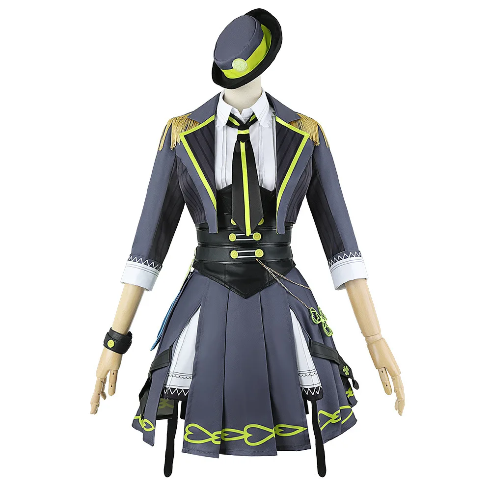 

Игровой проект Sekai, красочный сценический костюм Kiritani Haruka для косплея, женское милое танцевальное платье, униформа для Хэллоуина, изготовленная на заказ