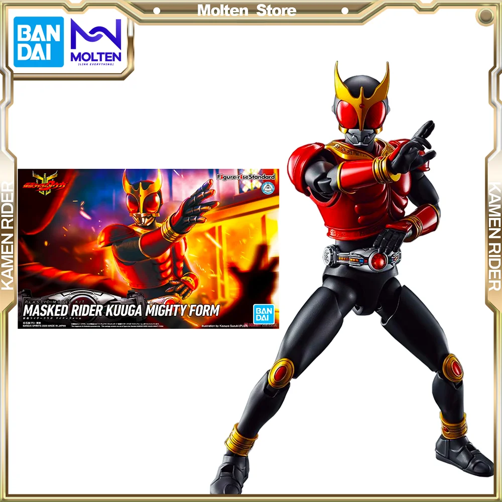 -rise Standard Masker Kamen Rider Kuuga Mighty Form Trichaser 2000 Anime Action Figure Model Kit Assembly