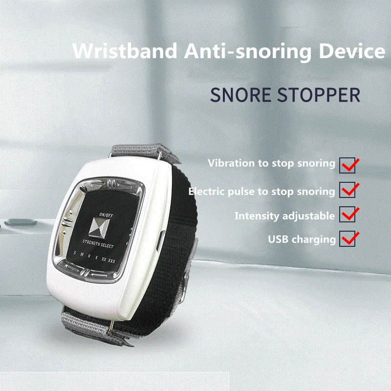 

1pcs/Box Smart Ant Snore Wrist Watch Anti-Snoring Device Help Sleeping Aid Top Quality Intelligent Wristband Snore Stopper