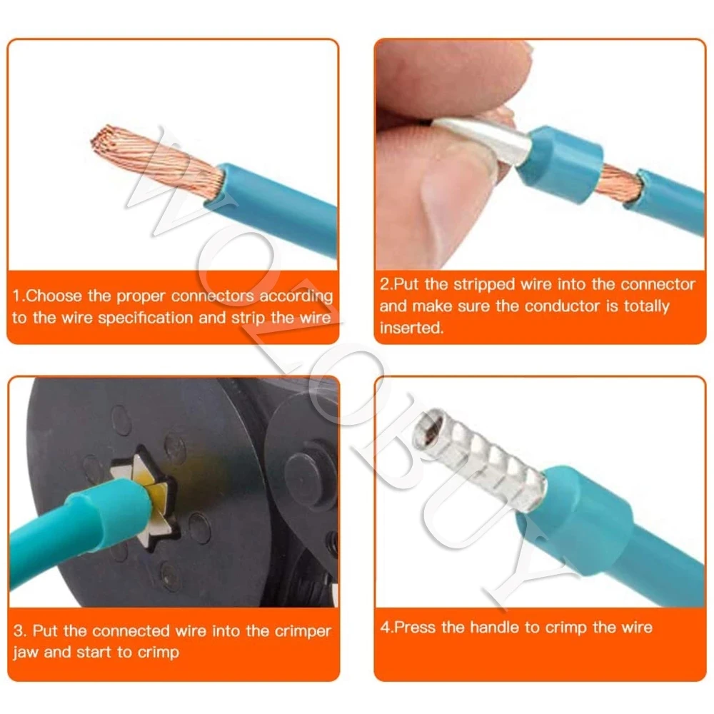 Обжимные клещи для наконечников HSC8 6-4 0 25-10 мм² 23-7AWG 6-6 25-6 |