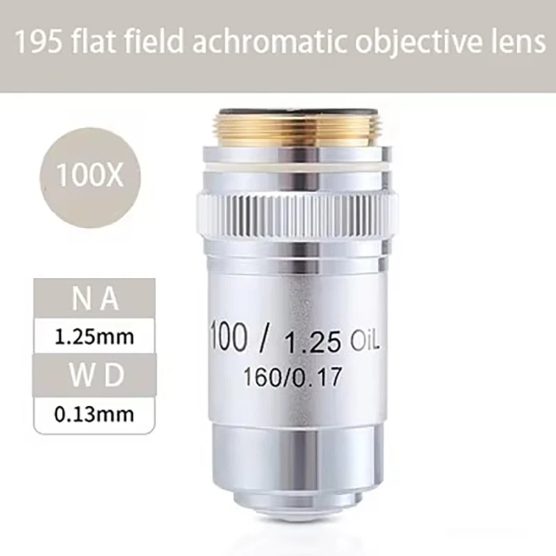 

JLLSMCMGGX Микроскоп объектив 4X 10X 20X 40X 60X 100X