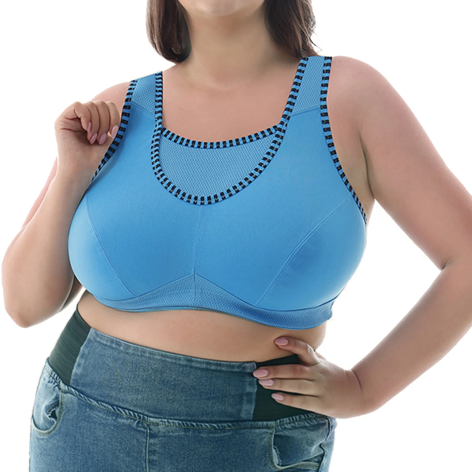 Купить Спортивный Бюстгальтер Для Фитнеса Большого Размера