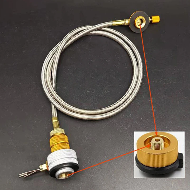 Адаптер Для Кемпинга На Открытом Воздухе Заправки Туристическая Газовая Плита