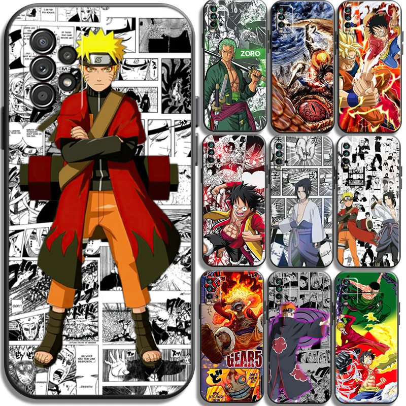 

Naruto One Piece Anime Phone Cases For Xiaomi Redmi 9AT 9 9T 9A 9C Redmi Note 9 9 Pro 9S 9 Pro 5G Soft TPU Funda Back Cover