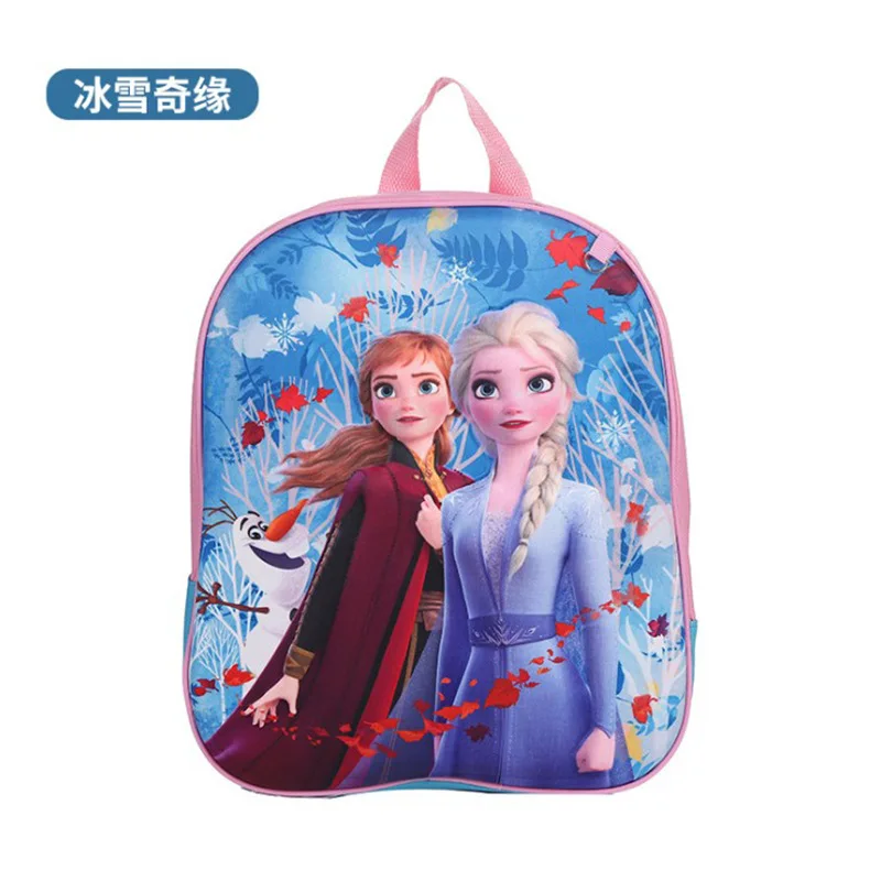 

Новый рюкзак Disney с 3D рисунком, детская школьная сумка для учеников начальной школы и детского сада, рюкзак для девочек «Холодное сердце 2»