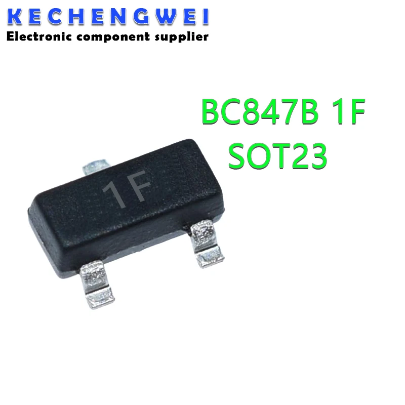 

100PCS BC847B SOT23 BC847 SOT SMD 847B SOT-23 1F SMD transistor new original