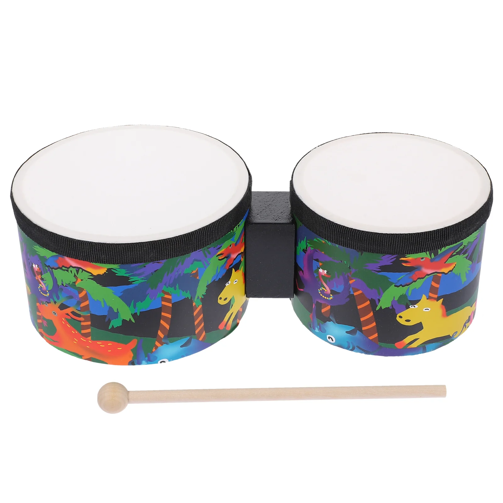 

1 Set of Drum Beginners Percussion Drum Music Instrument with Drumstick For kids