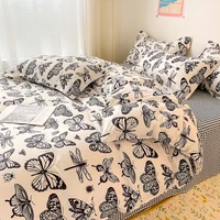 butterfly bedding set 34 piece duvet cover set large comforter bedding sets full queen king size luxury home textile boys girl