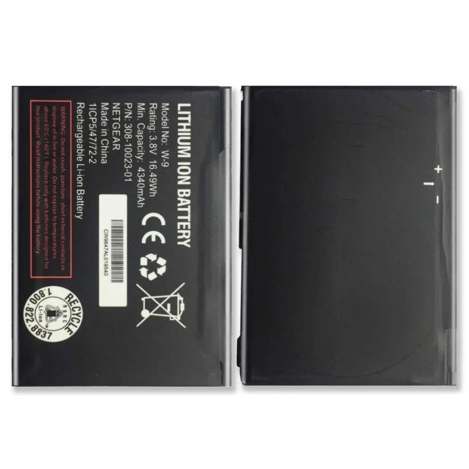 W-9 4340 мАч для NETGEAR AirCard AC810S AC815 Verizon Сменный аккумулятор с трек-кодом