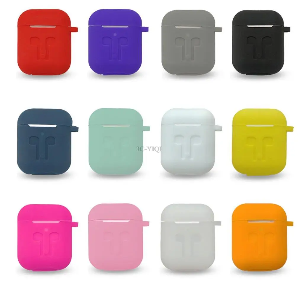 

Silicone Cases for Airpods 2nd Luxury Protective Earphone Cover Case for Apple airpods2 Air pods 2 Shockproof Sleeve With Hook