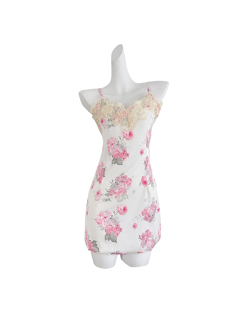 Женское ТРАПЕЦИЕВИДНОЕ ПЛАТЬЕ с цветами винтажное кружевное мини-платье без