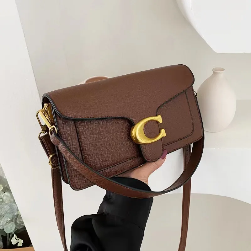Small Mass Texture Retro Small Bag New Bag Female Bag Crossbody Bag Advanced Fashion Small Square Bag