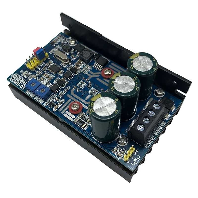 

Motor Controller ASMB-03 Single Channel High Torque 1000NM Steering Gear Controller Board 8V To 48V Current Limit 20A
