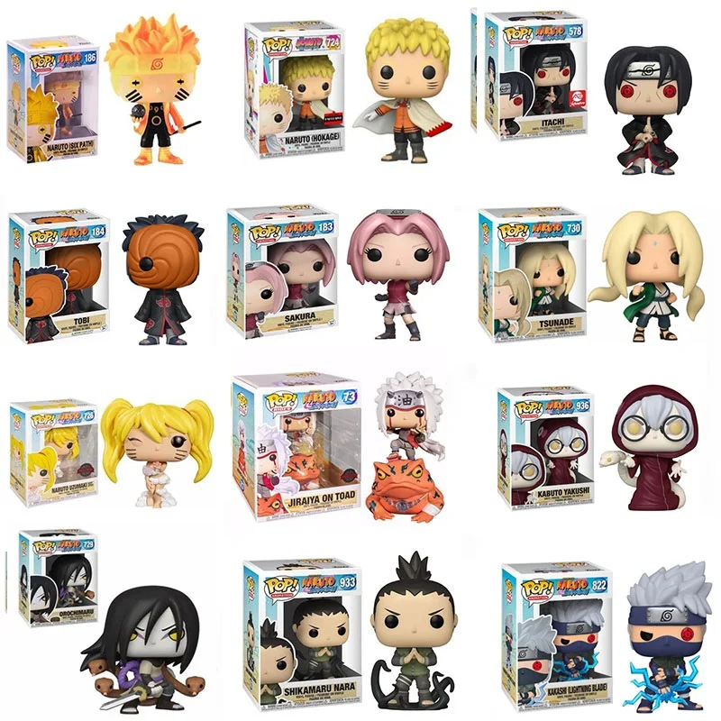 Funko KAKASHI UZUMAKI SASUKE KURAMA ITACHI 578 # ГАРА 728 Коллекция экшн-фигурок ограниченная серия