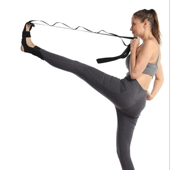 Yoga Flexibility Stretch Band of Leg Fascia Stretcher Strap for Ballet Gymnastics Trainer Yoga Flexibility Leg Stretch Belt 4