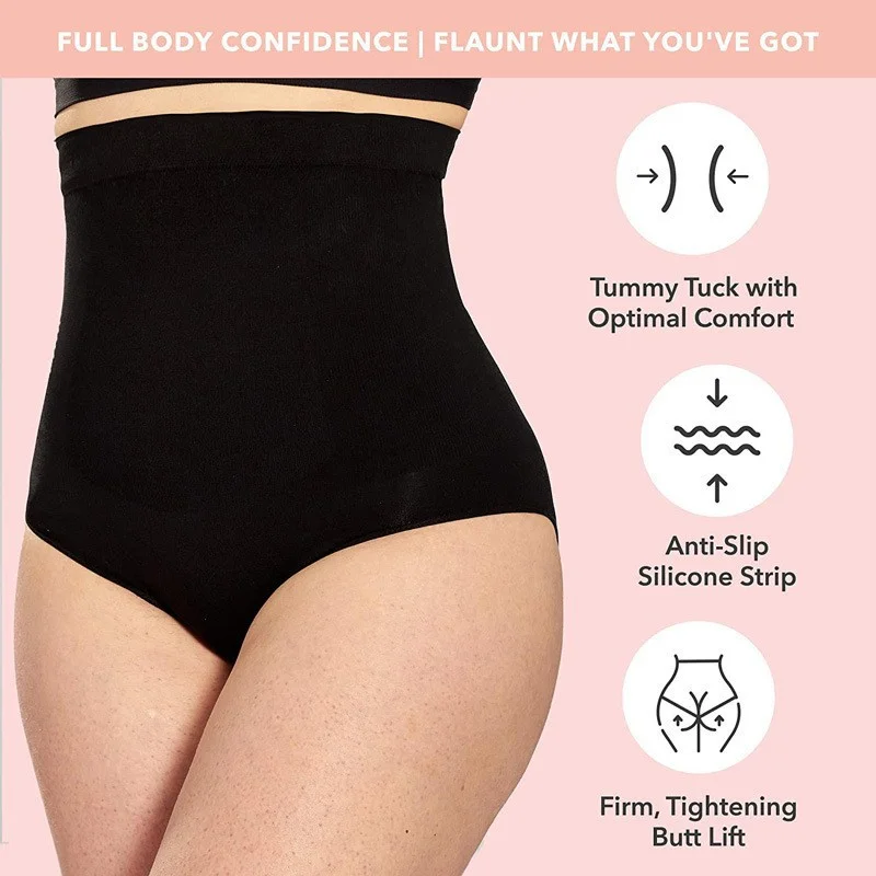 Women High Waist Shaper Shorts Breathable Body Shaper Slimming Tummy Control Panties Underwear Panty Shapewear Butt Lifter