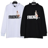 22ss european and american fashion brand vlone joint name friends hooded sweatshirts mens womens loose large v hoodie