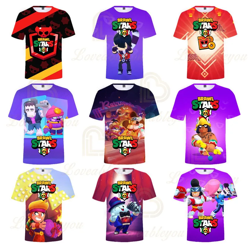 

Shelly Leon T-SHIRT Sandy 8 To 19 Years Kids Cartoon Tops Teen Clothes Game Janet Bonnie Ruffs 3D Printed T Shirts Boys Girls