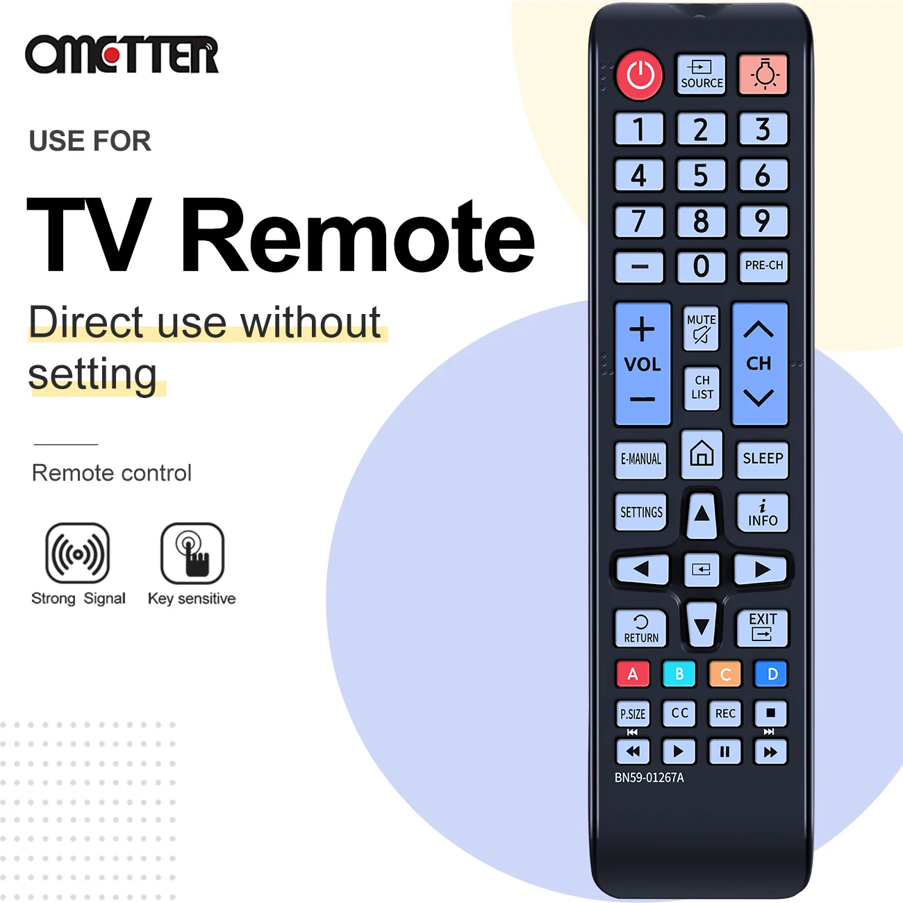 BN59-01267A подходит для пульта дистанционного управления Samsung TV UN32M5300 UN40M5300 UN43M5300 UN49M5300 UN50M5300 UN32M530 UN32M530D UN24M4500A