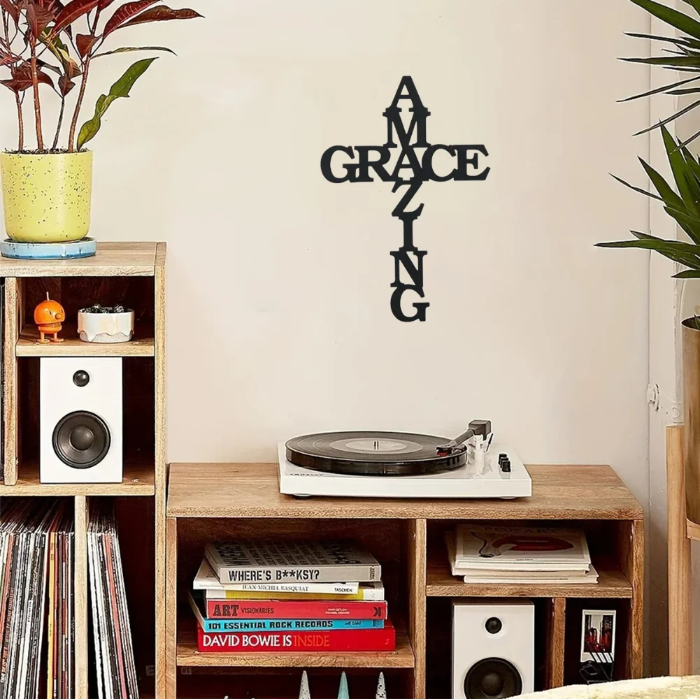 Потрясающее Настенное Искусство С Черной Отделкой 11 5-дюймовый Железный Крест