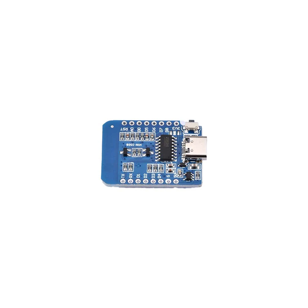 WeMos D1 MINI ESP8266 ESP-12F Плата разработки Wi-Fi CH340G TYPE-C на базе ESP-8266EX для Arduino IDE