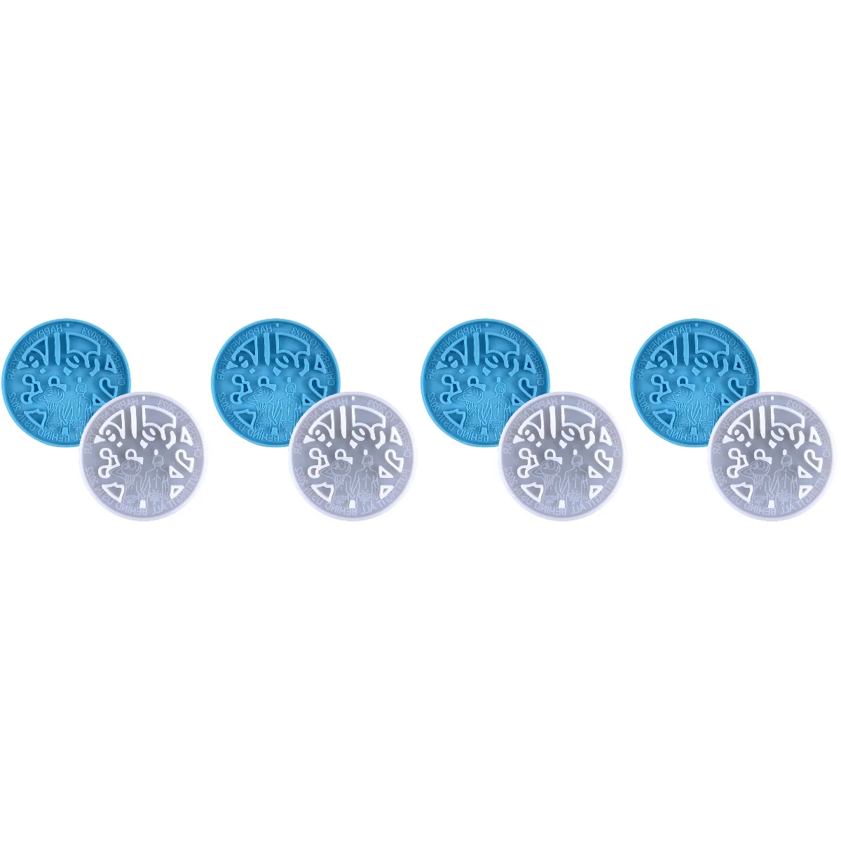 

8 Key Chain Molds DIY Crafts Couple Keychain Pendant DIY