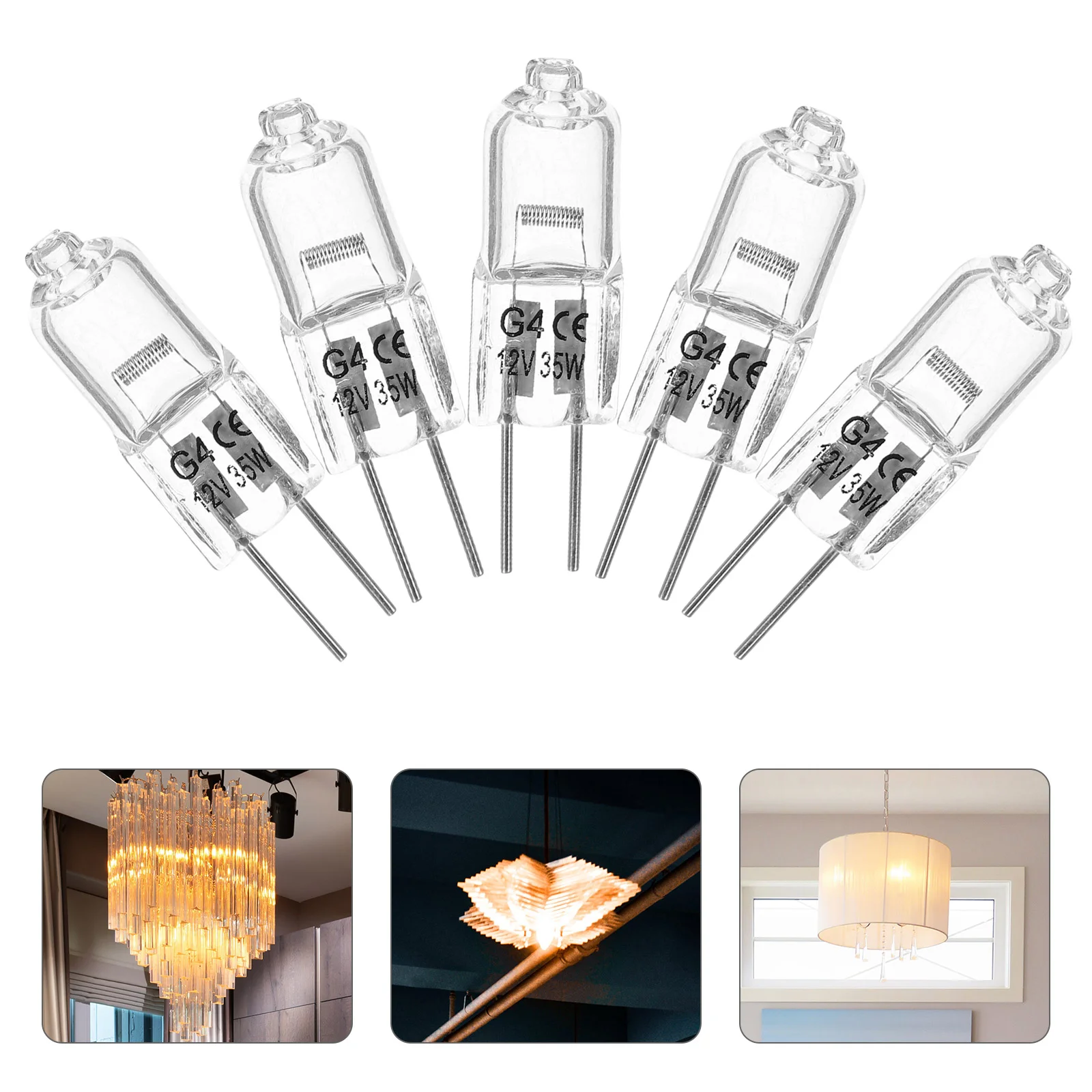 5 шт. 20 Вт 12 В 2900 К основание G4 двухконтактная хрустальная лампа галогенные лампы
