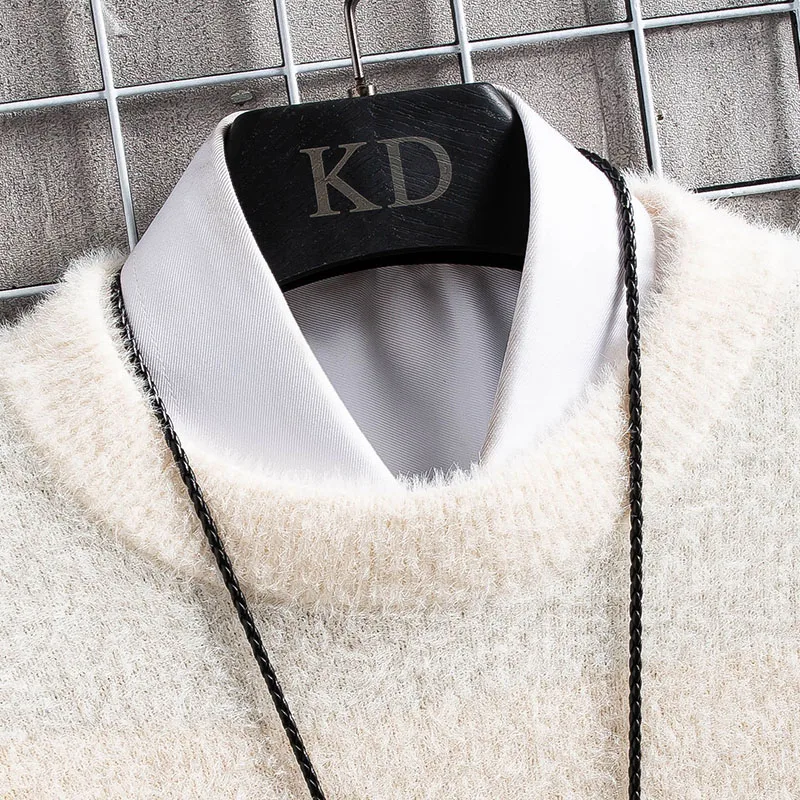 New Winter Cashmere Sweater Men Clothing Top Quality Male Pullover Sweaters Keep Warm Pull Homme Fashion Mens Christmas Jumper
