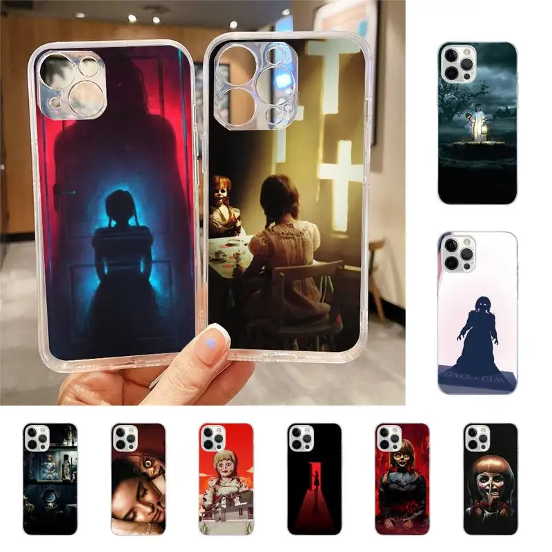 

Annabelle Horror Movie Phone Case For Iphone 7 8 Plus X Xr Xs 11 12 13 Se2020 Mini Mobile Iphones 14 Pro Max Case