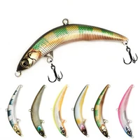 3g6g 65mm85mm bent pencil bait 810 hook surface dying fishing lure artificial wobblers topwater floating bait for bass pike