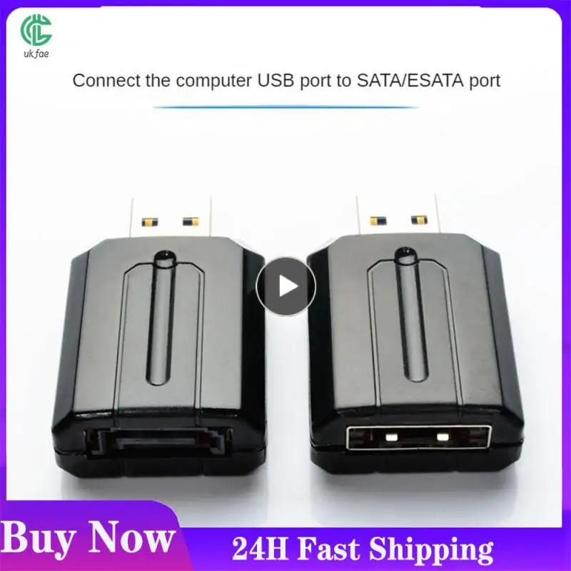 

Broad Compatibility Usb 3.0 Esata Adapter Durable Construction Hdd Adapter Easy Connection Plug And Play Usb 3.0 Esata Connector