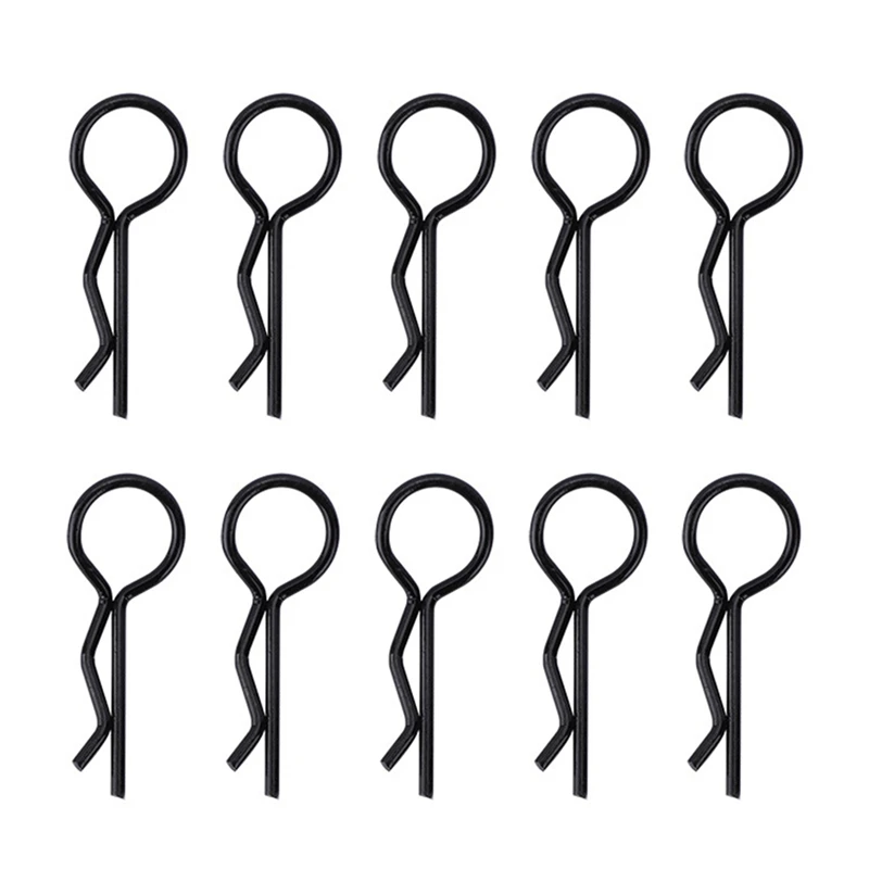 

10PCS RC Car Shell Body Clips R Pin Buckles For Axial SCX6 Traxxas MAXX Arrma Kraton 1/5 1/6 1/7 1/8 RC Car Parts