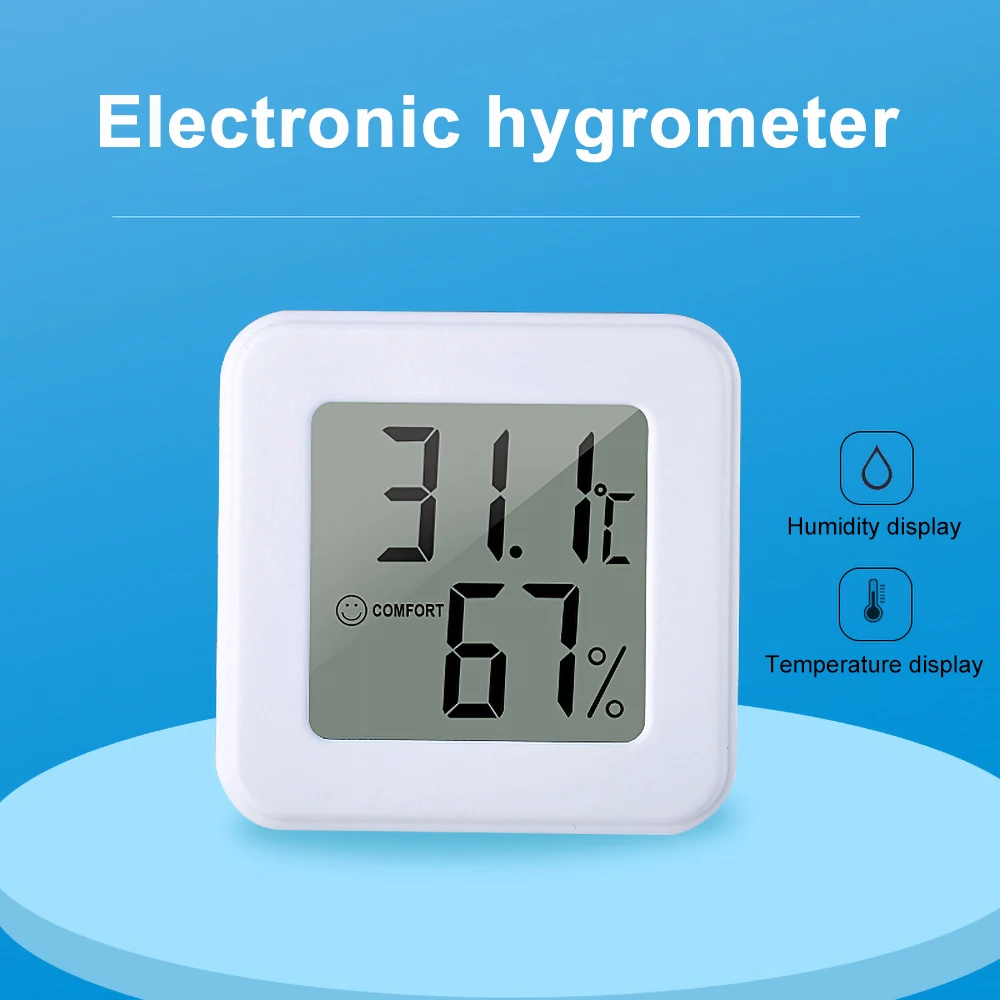 mini electronic thermometer car thermometer refrigerator thermometer with smiling face display temperature measuring instrument free global shipping