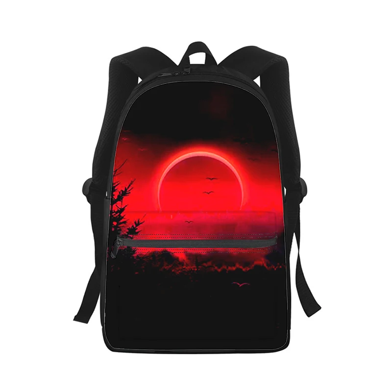 art moon Men Women Backpack 3D Print Fashion Student School Bag Laptop Backpack Kids Travel Shoulder Bag
