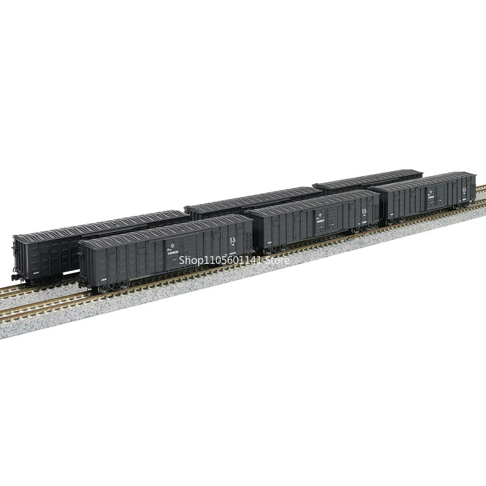 Фото Модельный набор железнодорожных вагонов Changming N Scale: 6 вагонов, вагон-платформа P64, реалистичные грузовые вагоны, предзаказ №2