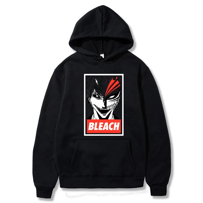 

BLEACH Hoody Feitan Portor Print Hoodie Sudaderas Para Mujer Long Sleeve Oversized Sweatshirts Women Casual Hooded Coat Clothes