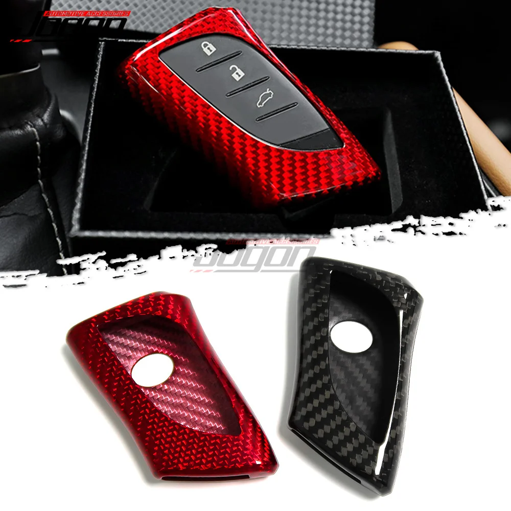 

Carbon Fiber Car Key Fob Cover For Lexus NX ES UX US RC LX GX460 IS RX 200 250h 350h LS 450h 260h 300h Car Remote Key Case Shell