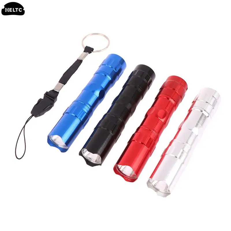 

1pcPortable 3W Aluminum Waterproof LED Flashlight Torch Portable Pocket Light AA Battery Powerful Light Led For Hunting Camping