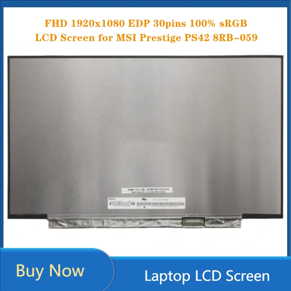 14-дюймовый ЖК-экран для MSI Prestige PS42 8RB-059 IPS-панель FHD 1920x1080 EDP 30 контактов 100% sRGB